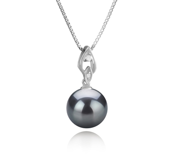 11-12mm taitiano Pingente em Frida Preto