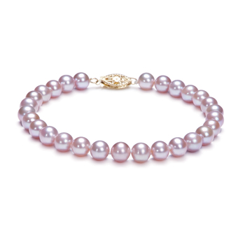 6-6.5mm Água doce Pulseira em Lavanda