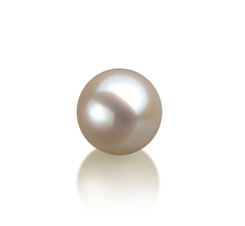 9-10mm Água doce Pérola Solta em Branco