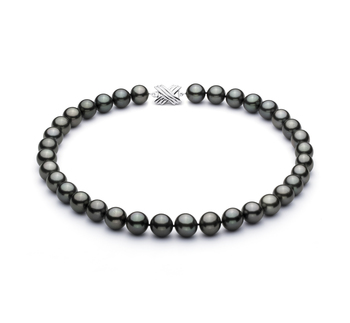 11.1-13.8mm taitiano Colar em Preto