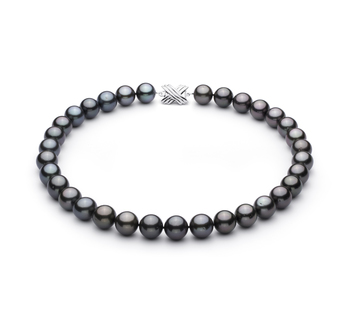 12-13.1mm taitiano Colar em Preto