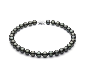 12-12.9mm taitiano Colar em Preto