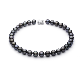 12-12.9mm taitiano Colar em Preto