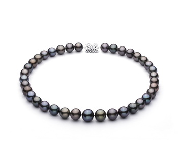11.1-13.5mm taitiano Colar em Multicolorido
