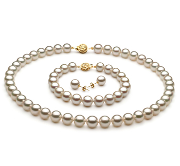 8.5-9mm Akoya japonesa Definir em Branco