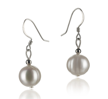 8-9mm Água doce Conjunto de brincos em Vendas Branco