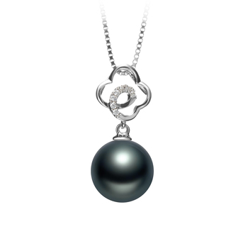 10-11mm taitiano Pingente em Yael Preto