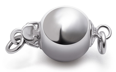 Bola - Ouro Branco 14K