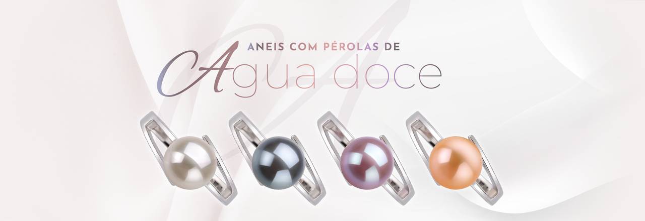 PearlsOnly Anéis de pérolas de água doce