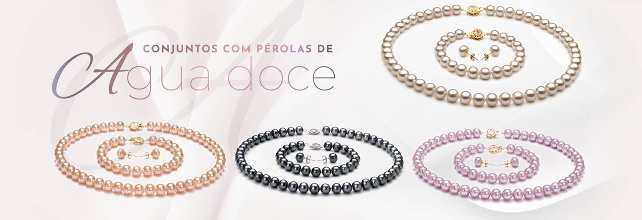 PearlsOnly Conjunto de pérolas de água doce