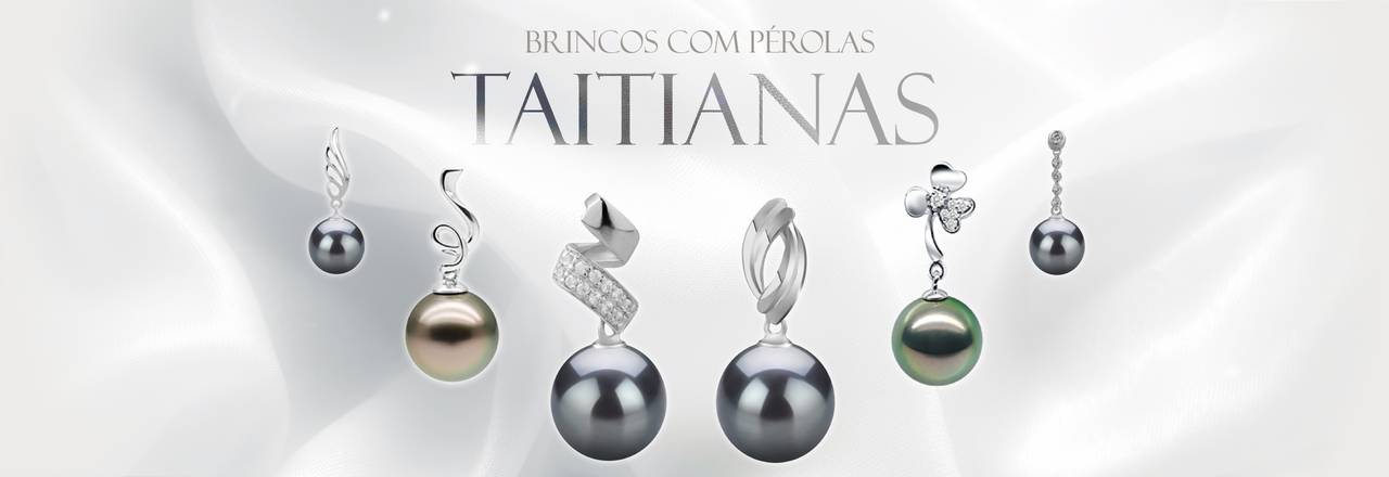 PearlsOnly Brincos Taitianos
